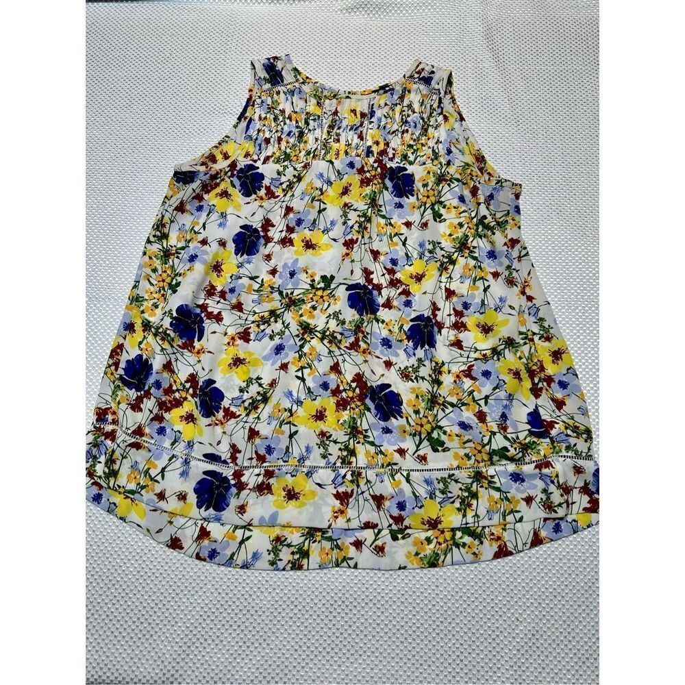 Banana Republic tunic floral design sleeveless top Size M